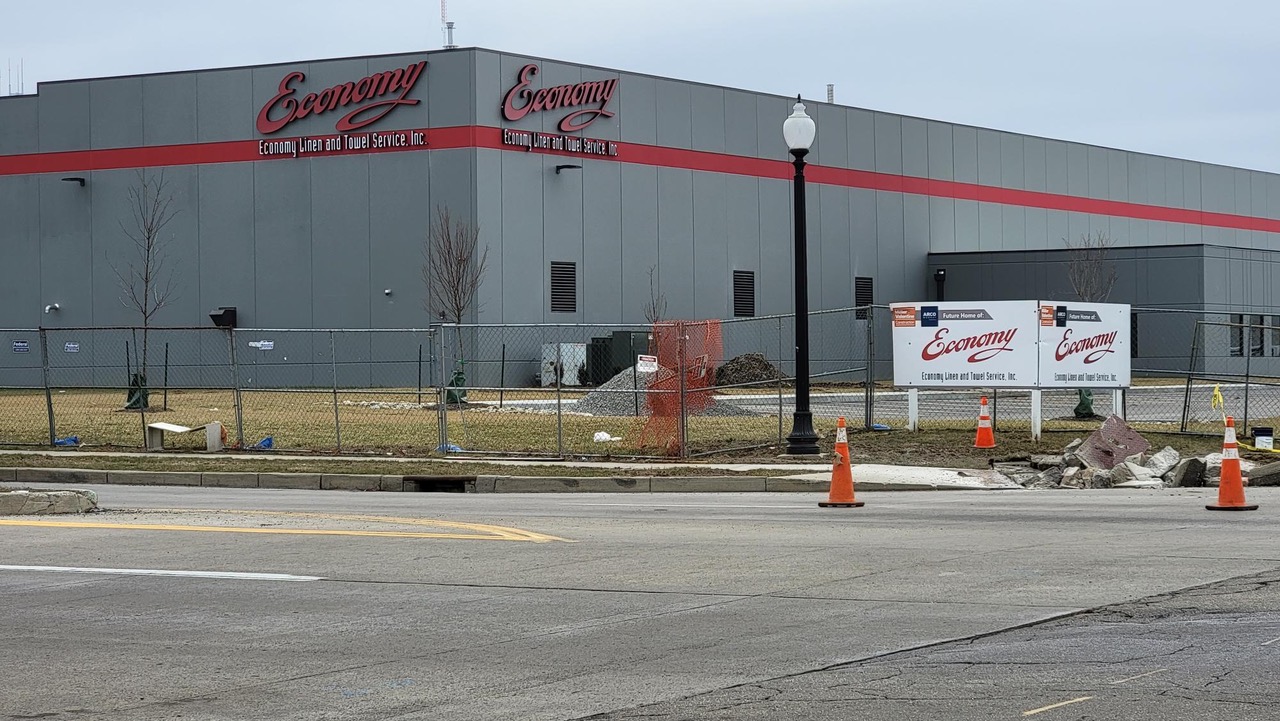Economy Linen and Towel Service constructed a $21 million facility in West Dayton. (Photo courtesy City of Dayton)