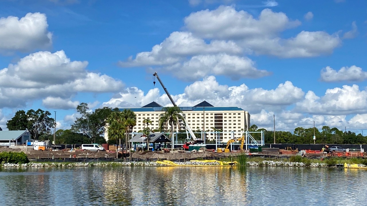 SeaWorld Orlando is currently building a new roller coaster, which is set to debut in 2023. (Spectrum News/Ashley Carter)