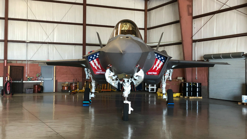The F-35 demo team will make its North American debut at the 2019 Melbourne Air and Space Show. (Jonathan Shaban/Spectrum News)