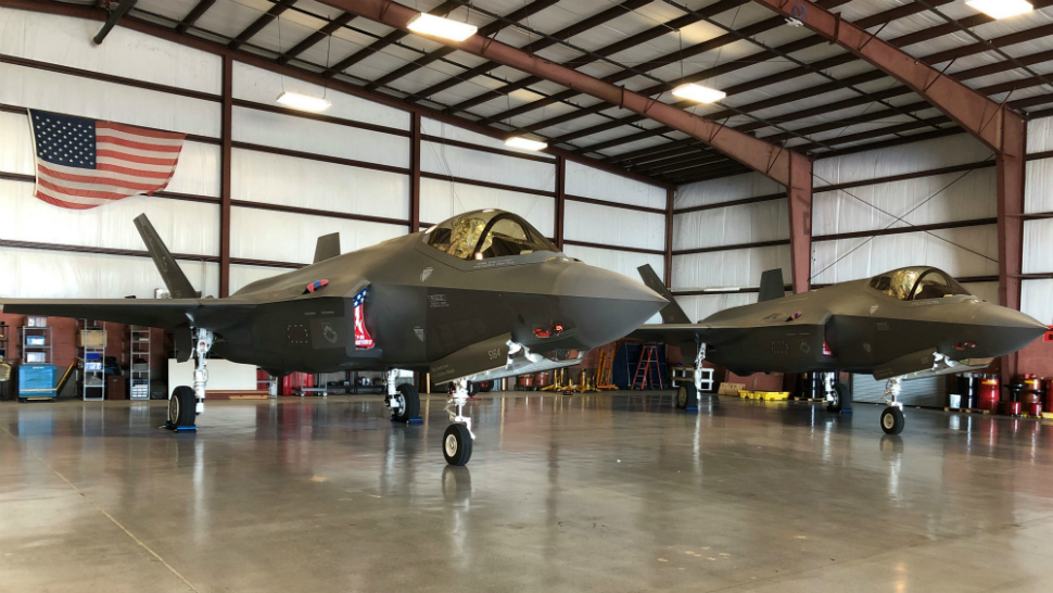 The F-35 demo team will make its North American debut at the 2019 Melbourne Air and Space Show. (Jonathan Shaban/Spectrum News)